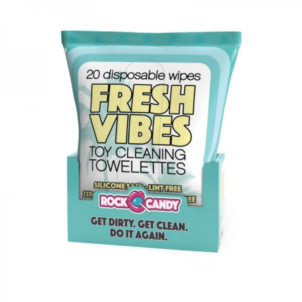 Fresh Vibes Toy Cleaning Towelettes Travel Size - Cleaning Wipes