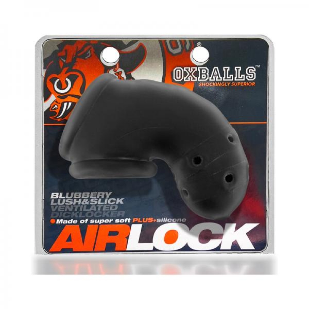 Oxballs Airlock Air-lite Vented Chastity Black Ice - Chastity & Cock Cages