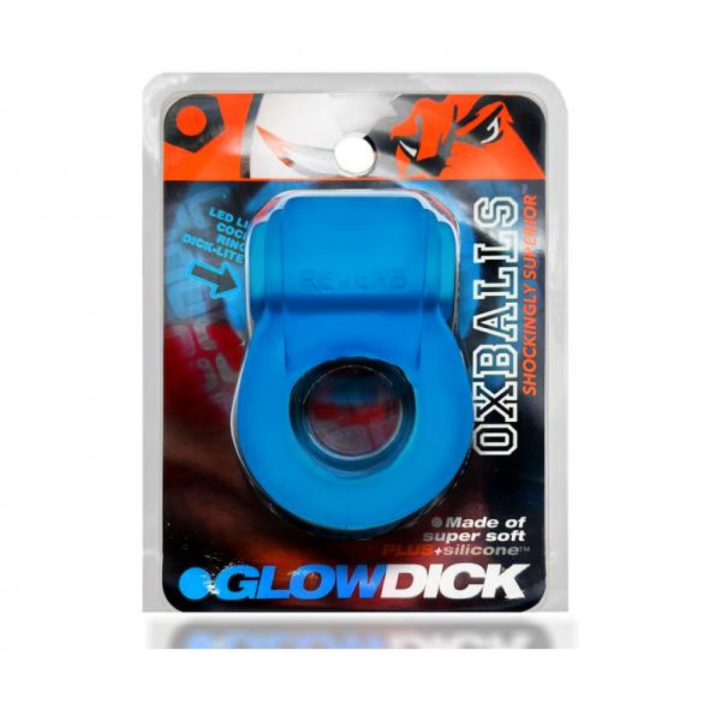 Oxballs Glowdick Cockring With Led Blue Ice - Couples Penis Rings