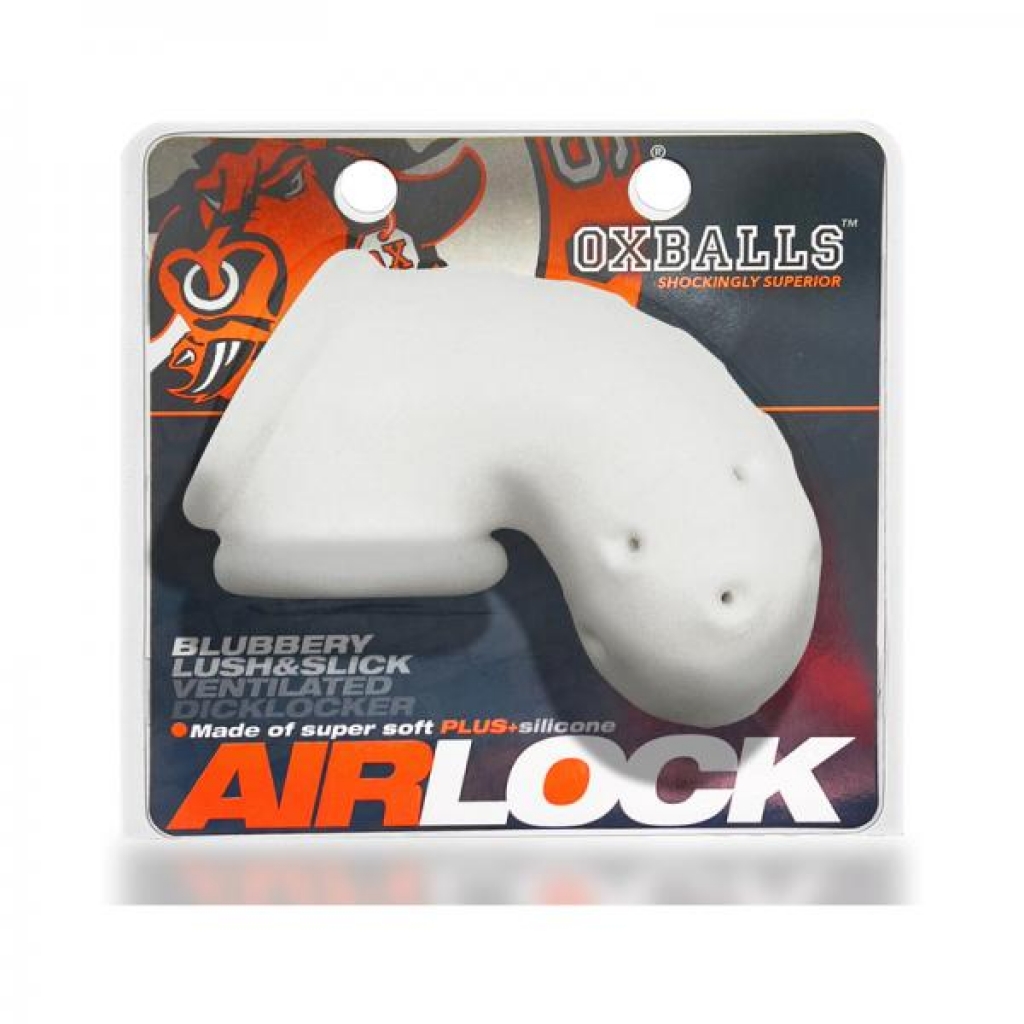 Oxballs Airlock Air-lite Vented Chastity White Ice - Chastity & Cock Cages