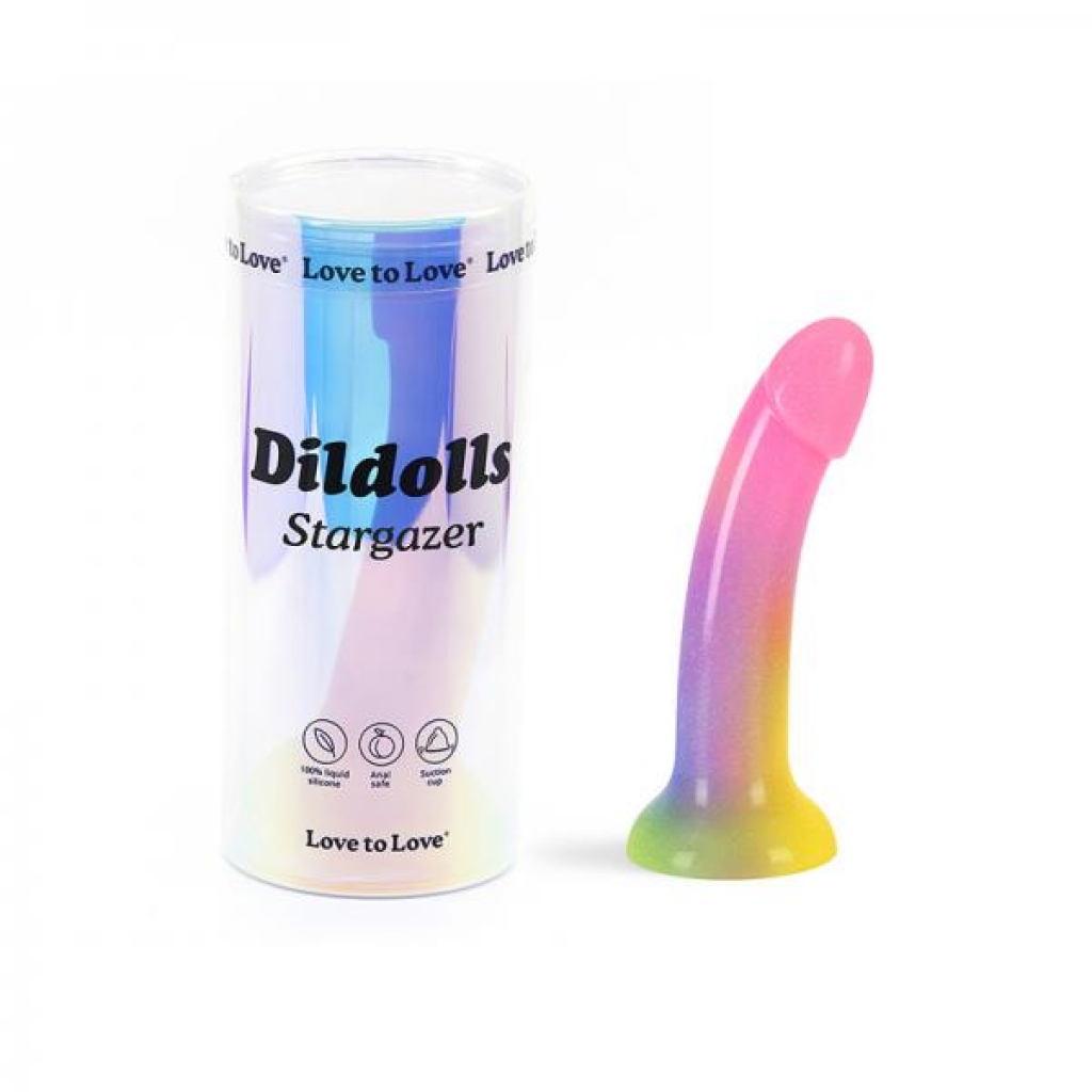 Love To Love Dildolls Stargazer Rainbow And Glitter - Realistic Dildos & Dongs