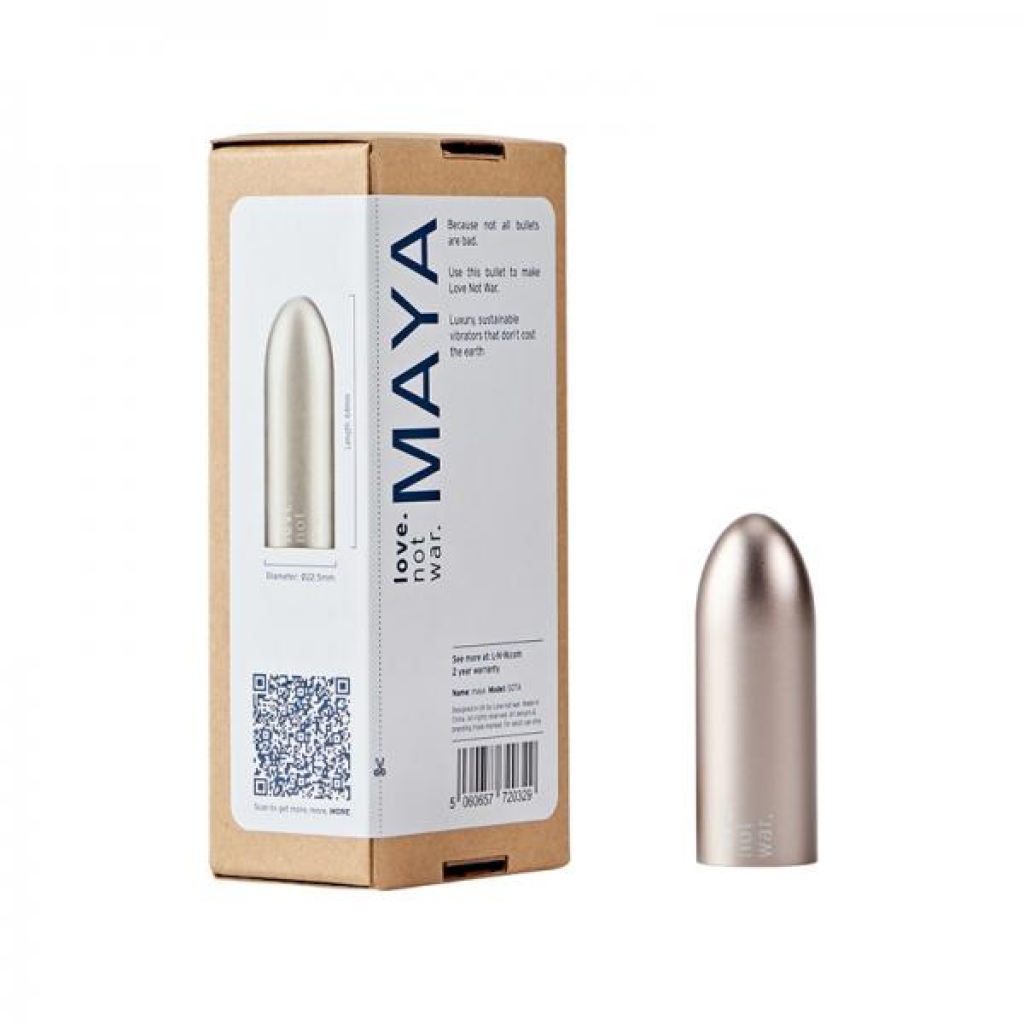 Love Not War Maya Head Grey - Bullet Vibrators