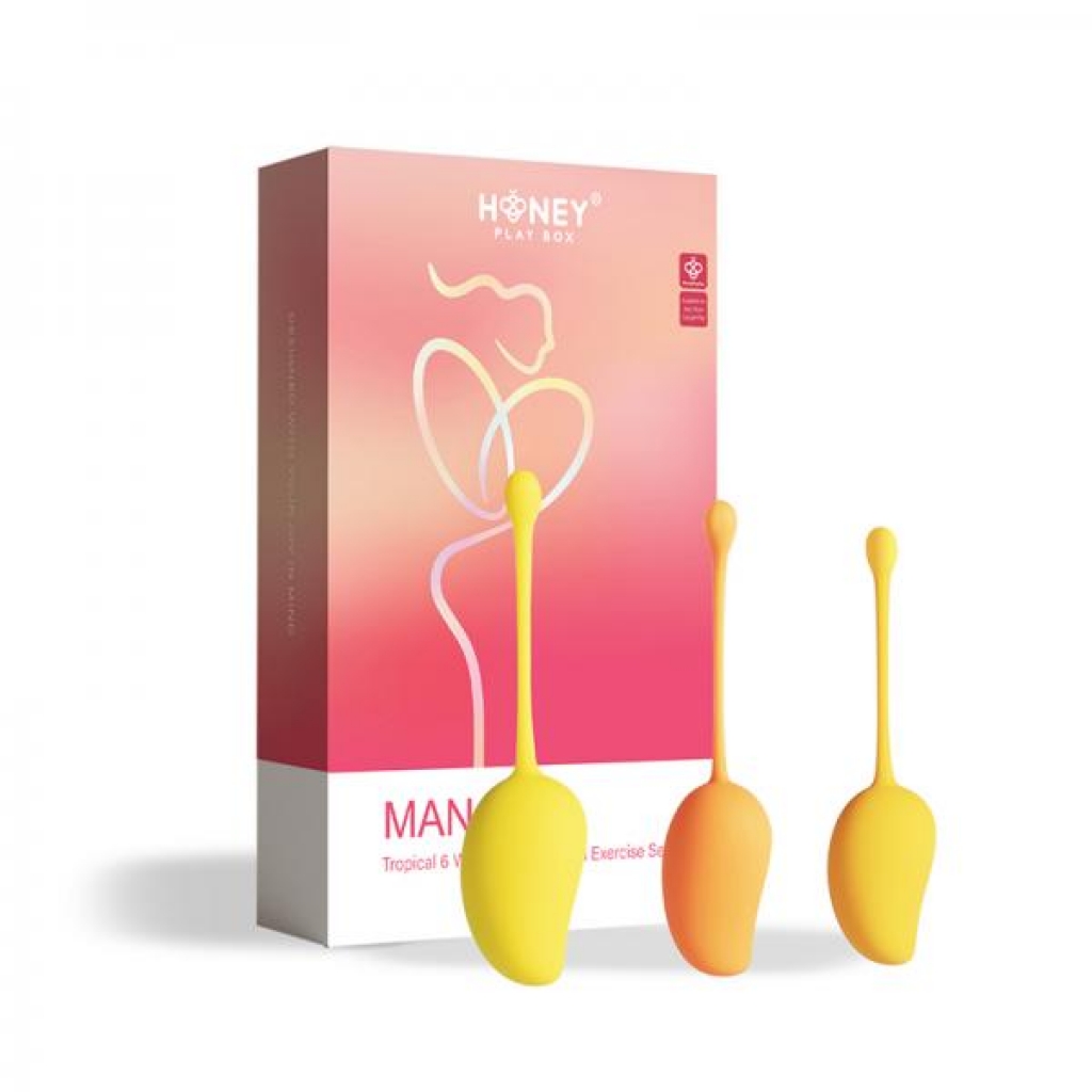 Mango Tropical Weighted Kegel Ball 6-piece Exercise Set Assorted Color - Kegel Exercisers