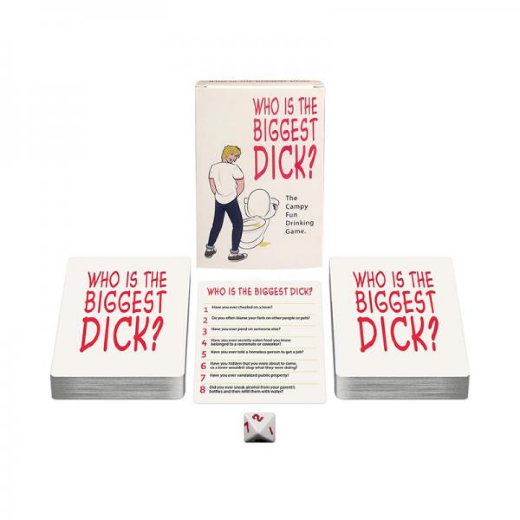 Who's The Biggest Dick? Drinking Card Game - Party Hot Games