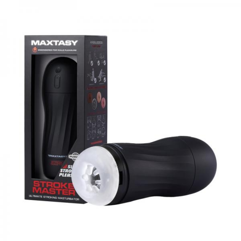 Maxtasy Stroke Master Standard With Remote Clear Plus - Fleshlight