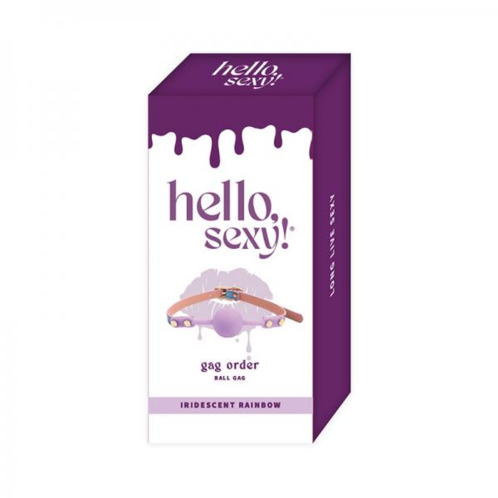Hello, Sexy! Gag Order Purple - Ball Gags