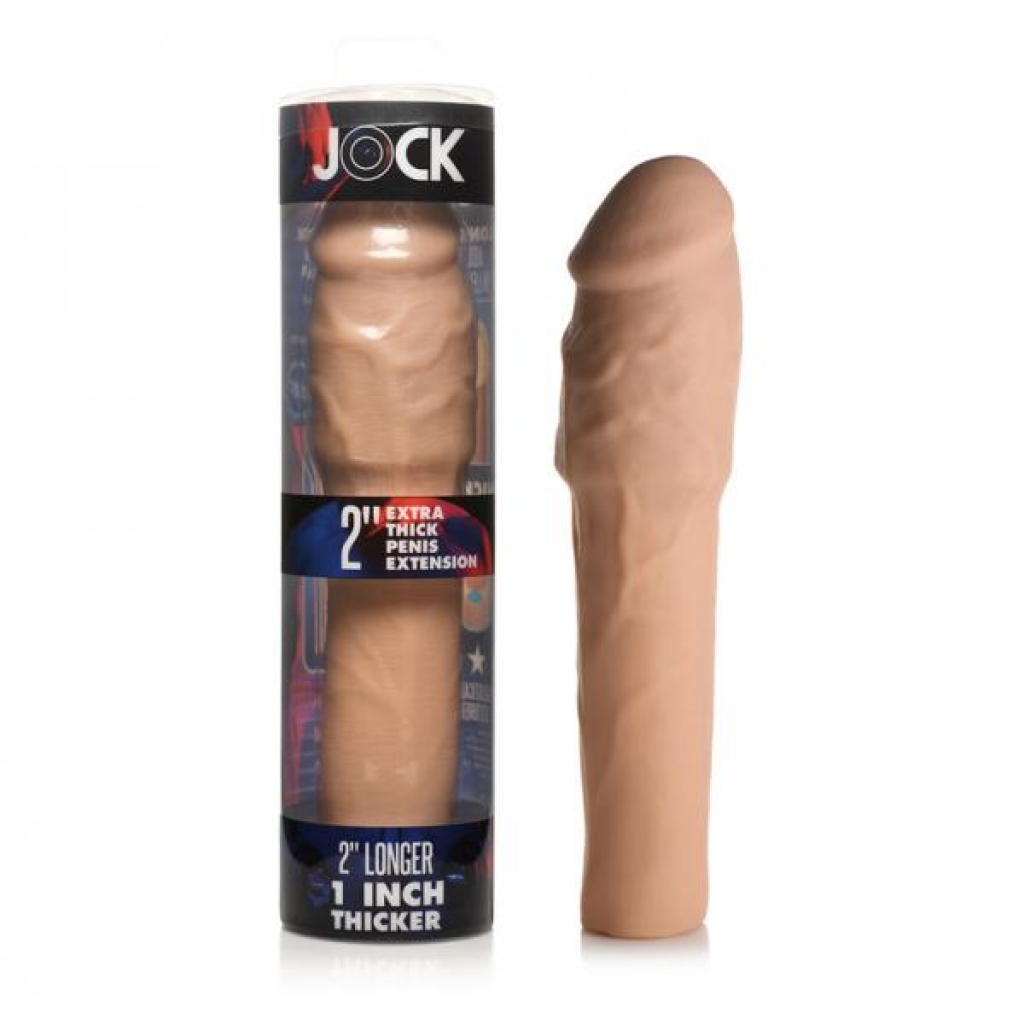 Jock Extra Thick Penis Extension Sleeve 2in Light - Penis Extensions