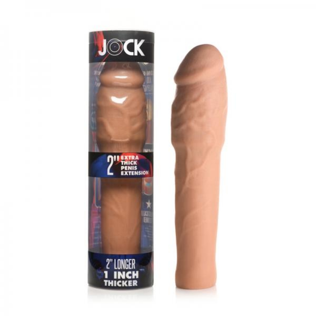 Jock Extra Thick Penis Extension Sleeve 2in Medium - Penis Extensions
