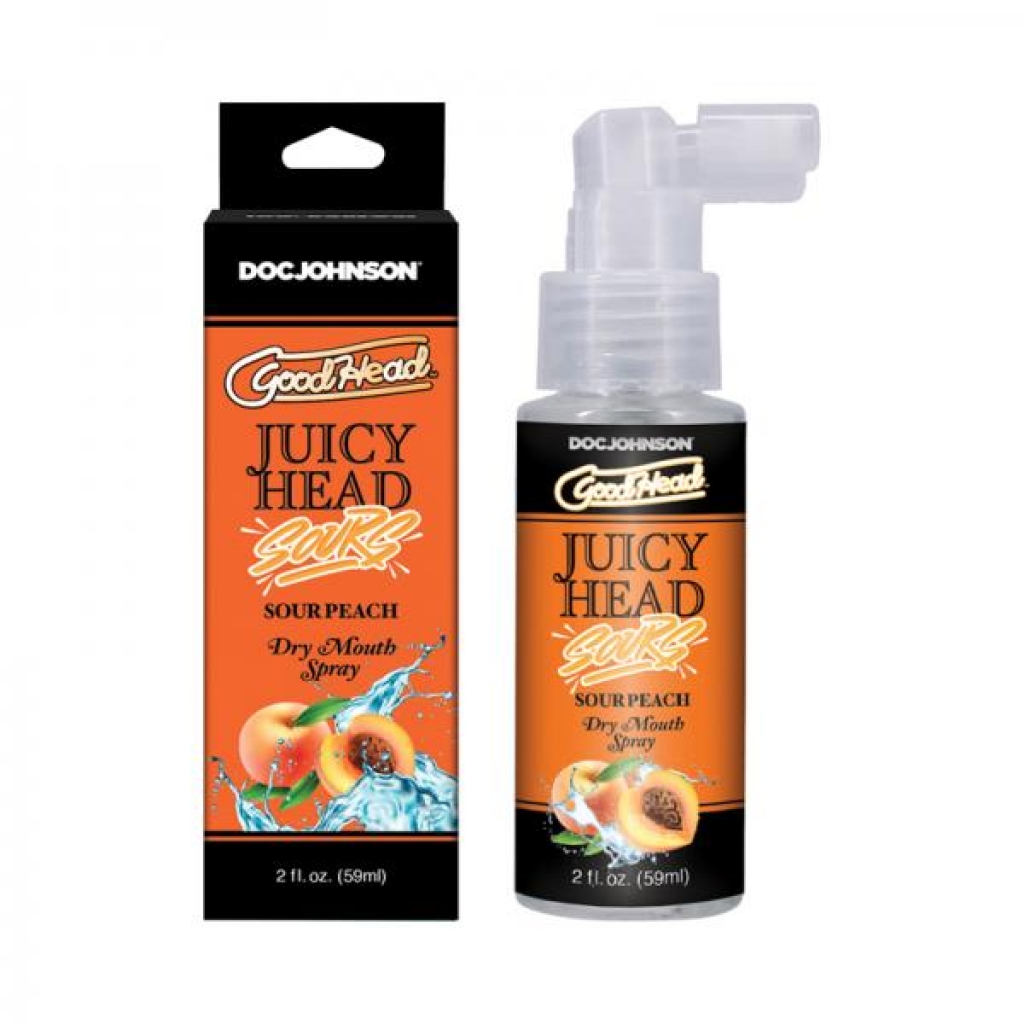 Goodhead Juicy Head Dry Mouth Spray Sour Peach 2oz - Oral Sex