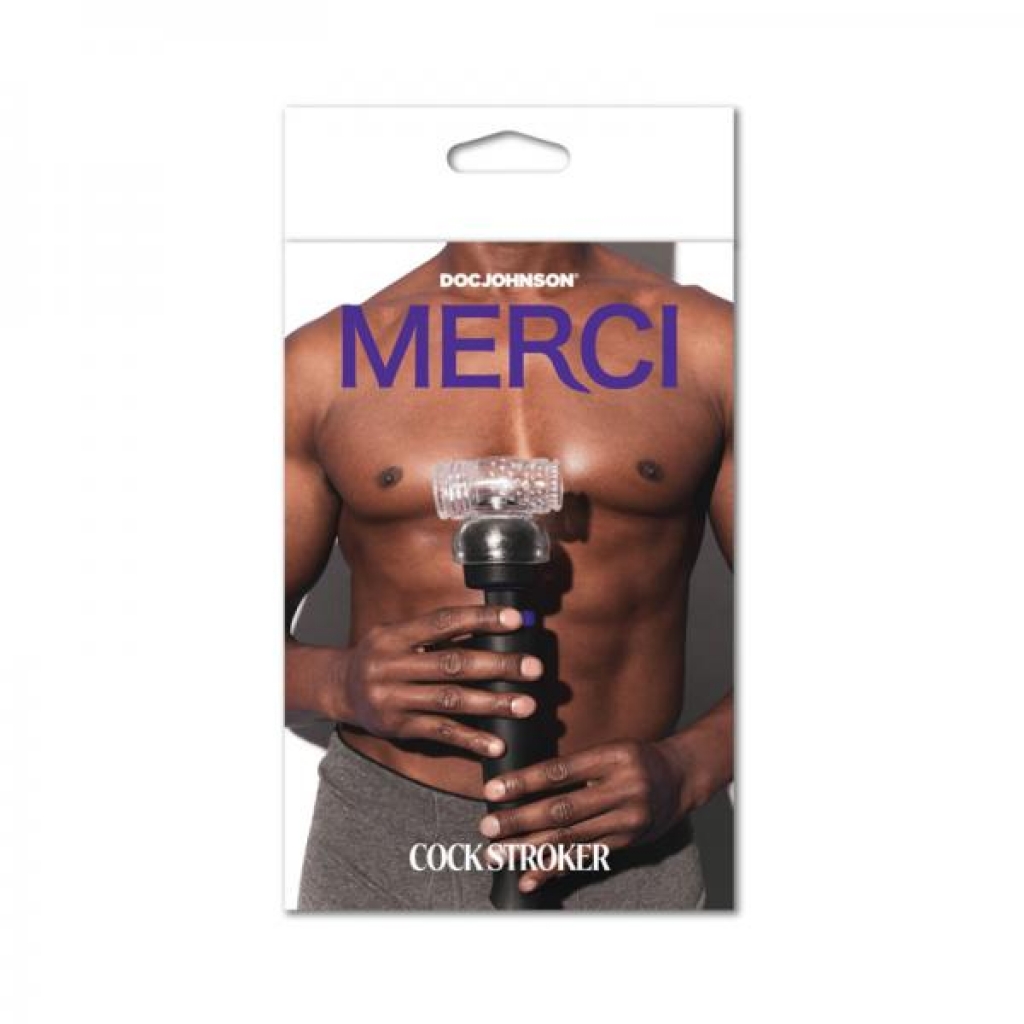Merci Wand Attachment Cock Stroker Clear - Kits & Sleeves