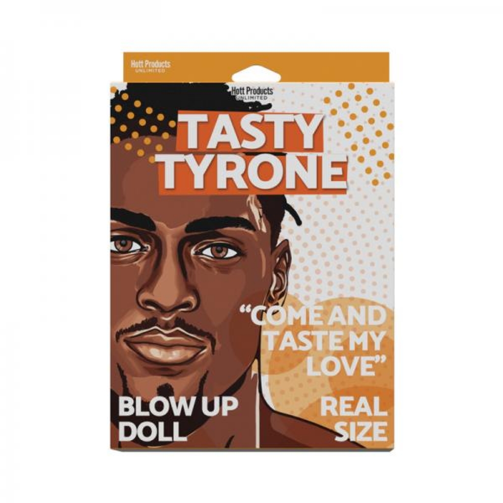 Tasty Tyrone Blow Up Doll Brown - Male