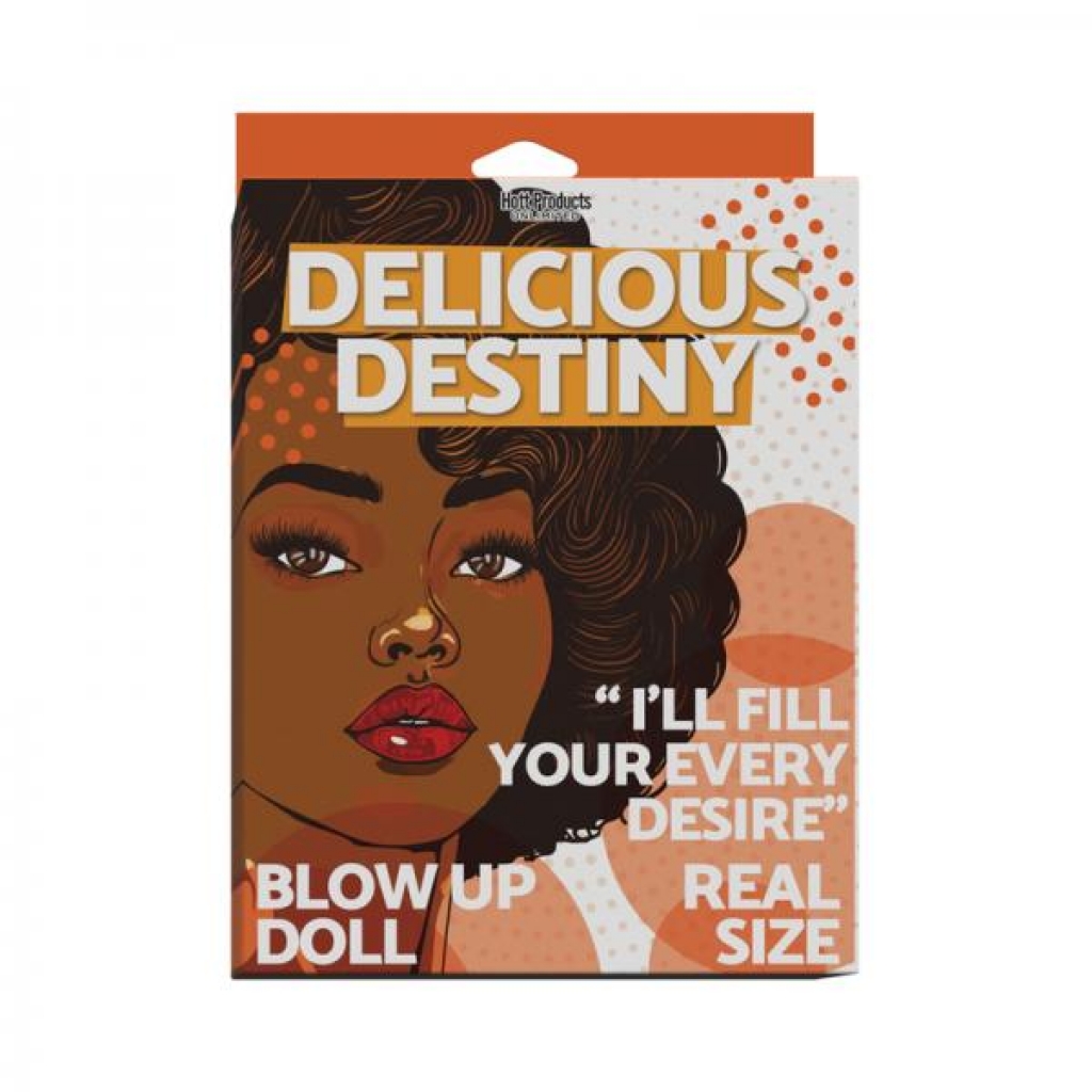 Delicious Destiny Blow Up Doll Brown - Female