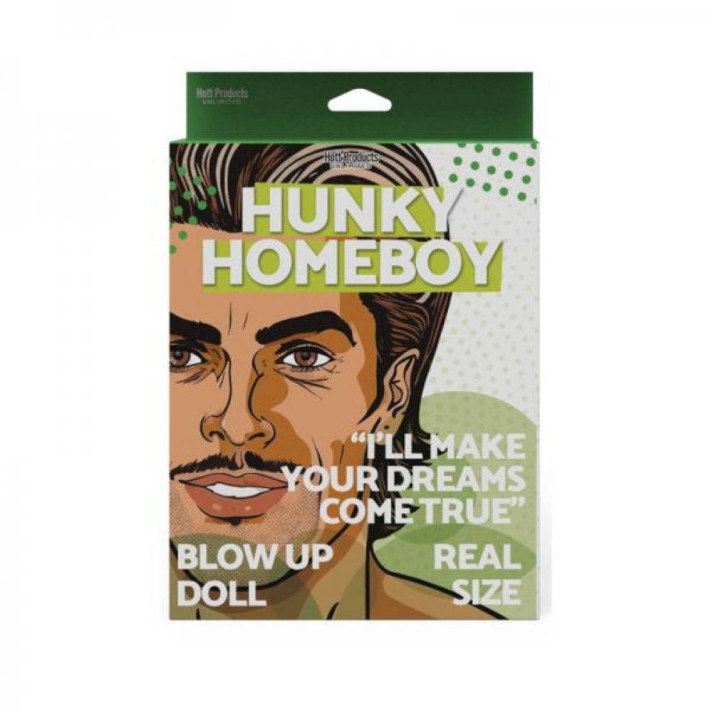 Hunky Homeboy Blow Up Doll Tan - Male