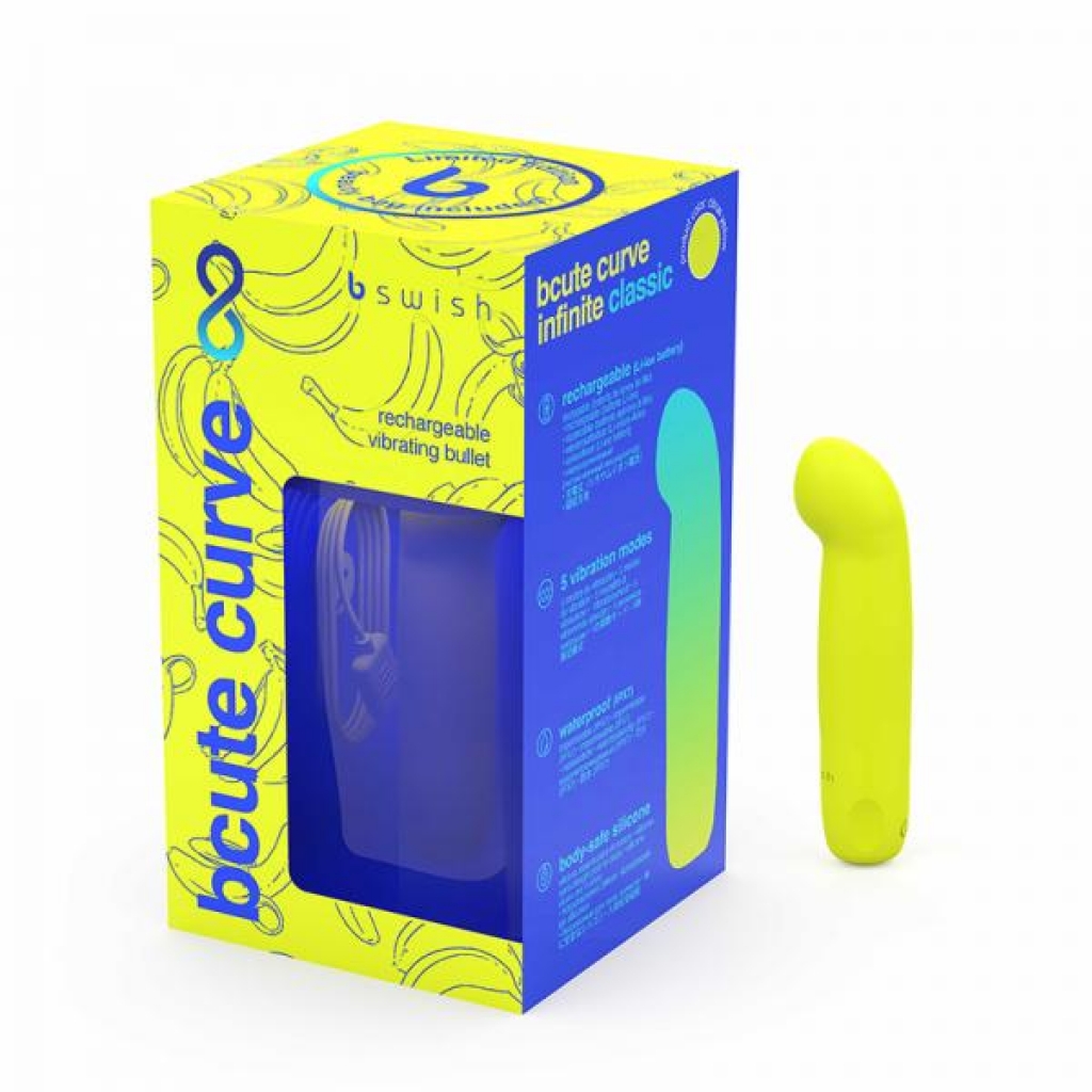 B Swish Bcute Classic Curve Infinite Le Citrus Yellow - G-Spot Vibrators