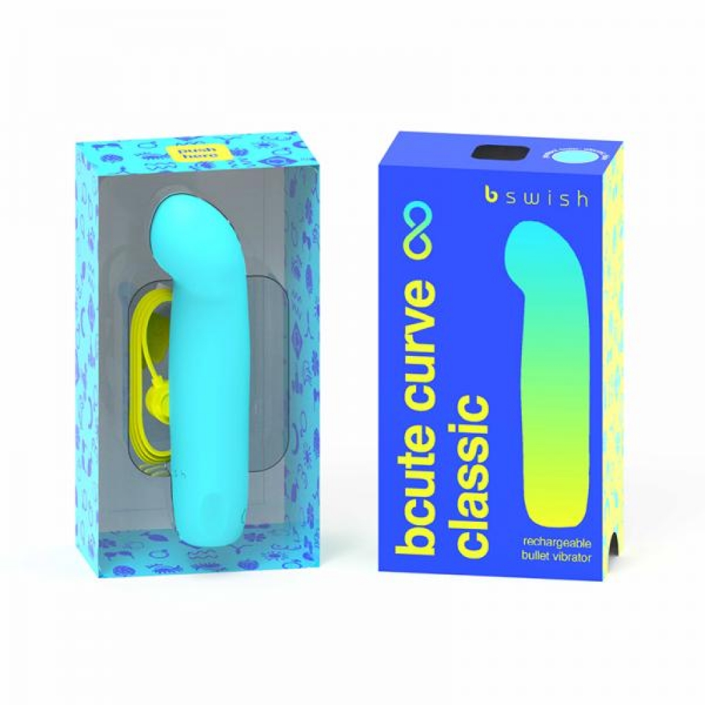 B Swish Bcute Classic Curve Infinite Electric Blue - G-Spot Vibrators