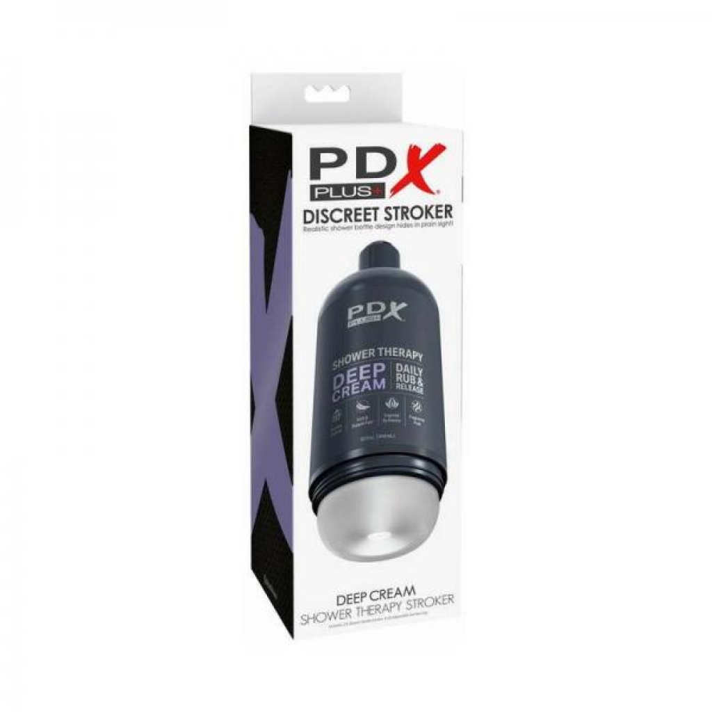 Pdx Plus Shower Therapy Deep Cream Frosted - Fleshlight