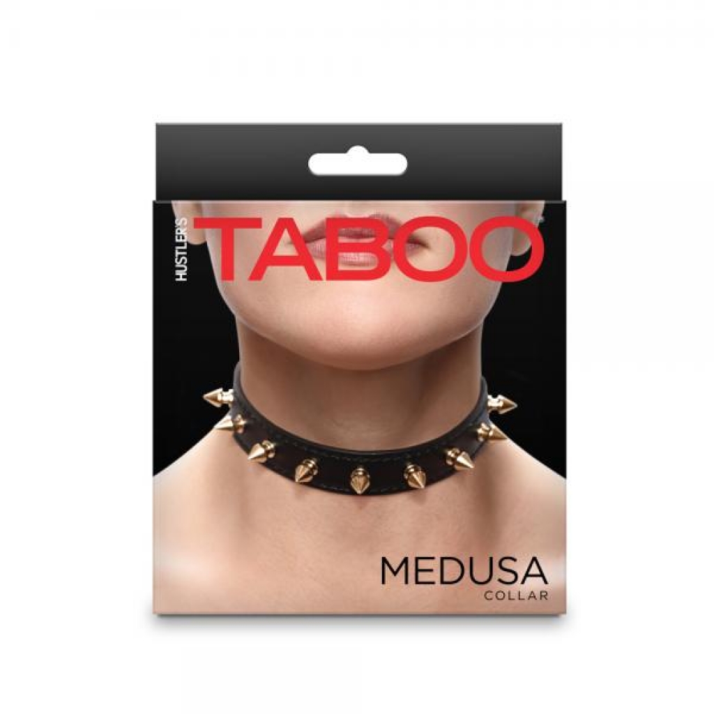Hustler Taboo Medusa Collar Black - Collars & Leashes