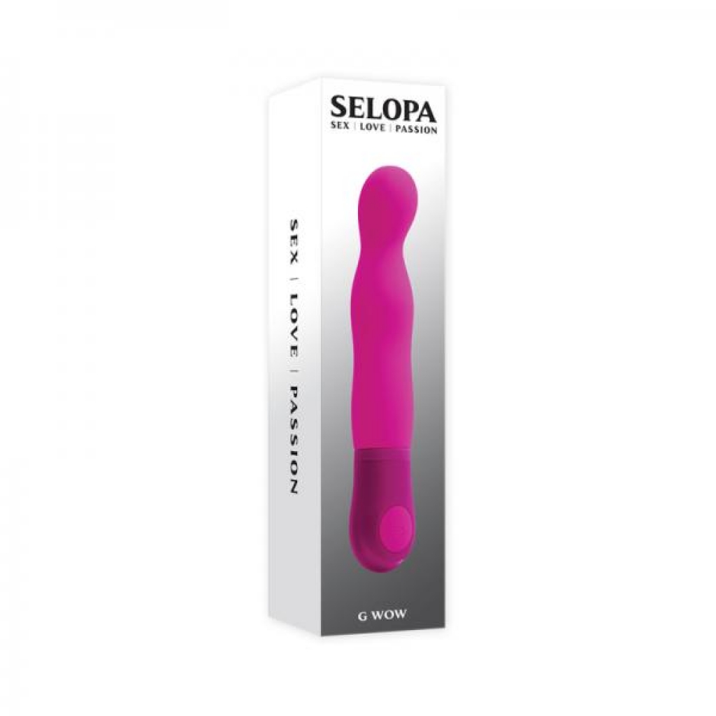 Selopa G Wow Silicone G-spot Vibrator Pink - G-Spot Vibrators