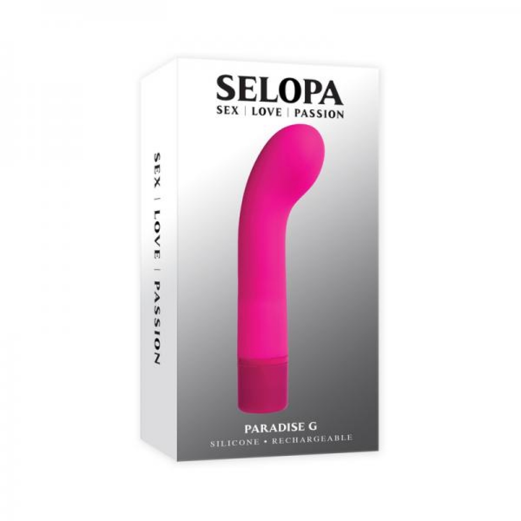 Selopa Paradise G Rechargeable Silicone G-spot Vibrator Pink - G-Spot Vibrators