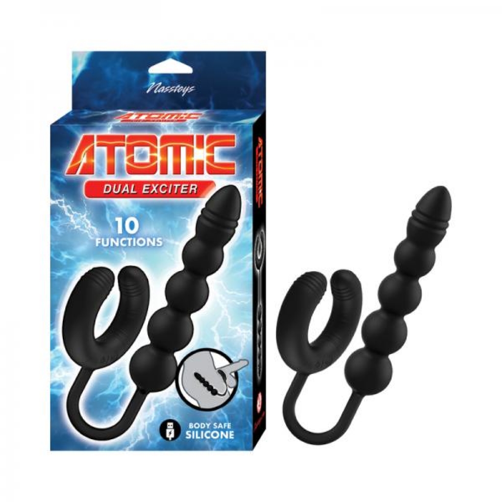 Atomic Dual Exciter Black - Anal Beads