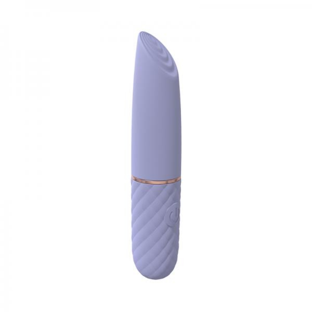 Loveline Beso 10 Speed Vibrating Mini-lipstick Silicone Rechargeable Waterproof Lavender - Bullet Vibrators