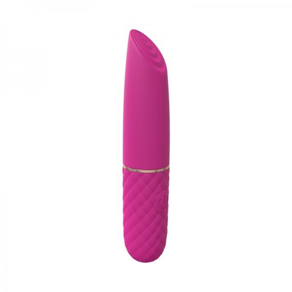 Loveline Beso 10 Speed Vibrating Mini-lipstick Silicone Rechargeable Waterproof Pink - Bullet Vibrators