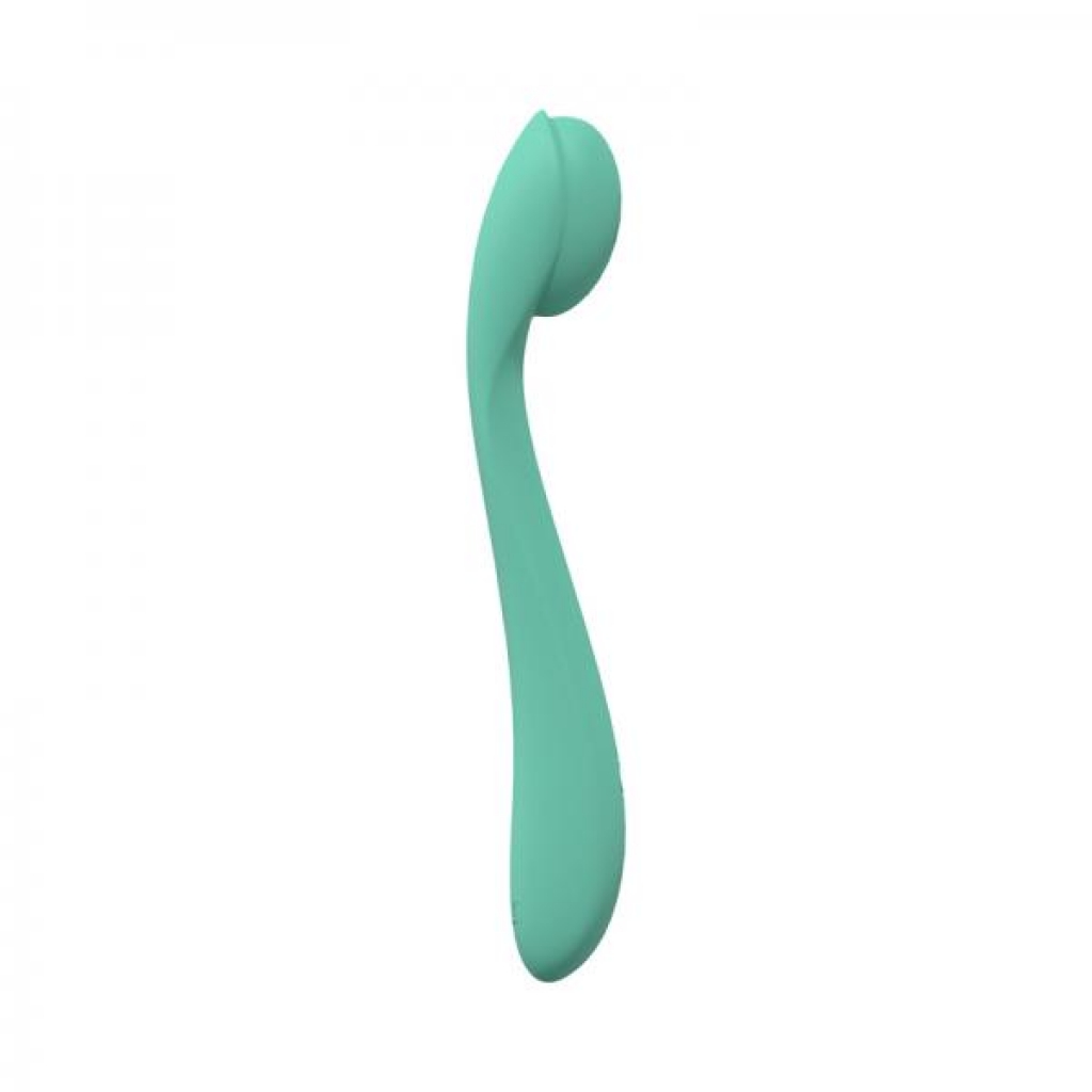 Loveline Juicy 10 Speed Flexible Vibe Sealed Silicone Rechargeable Submersible Green - G-Spot Vibrators Clit Stimulators