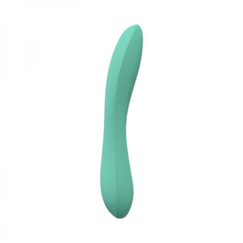 Loveline Lust 10 Speed Flexible Vibe Sealed Silicone Rechargeable Submersible Green - G-Spot Vibrators Clit Stimulators