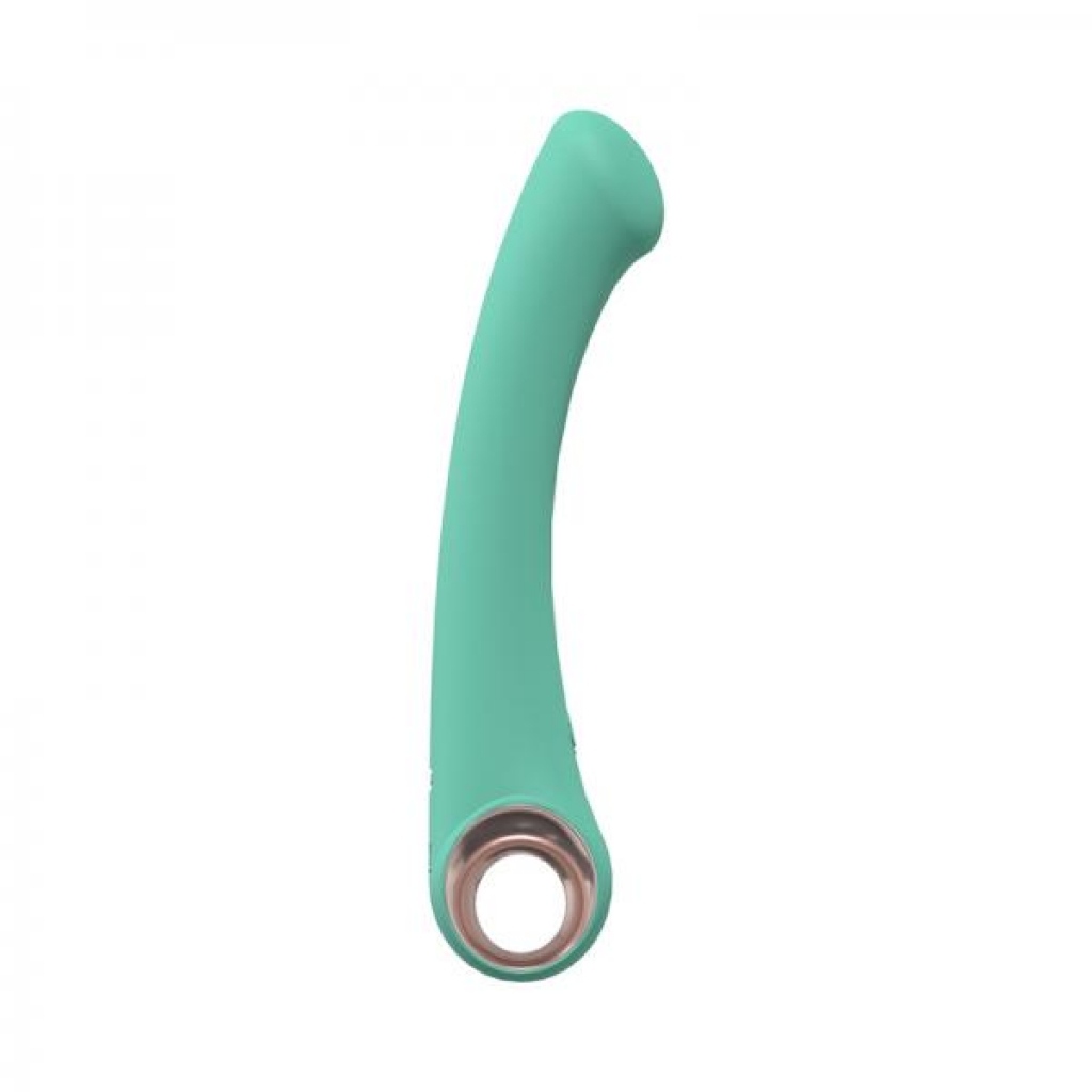 Loveline Luscious 10 Speed G-spot Vibe Silicone Rechargeable Waterproof Green - G-Spot Vibrators