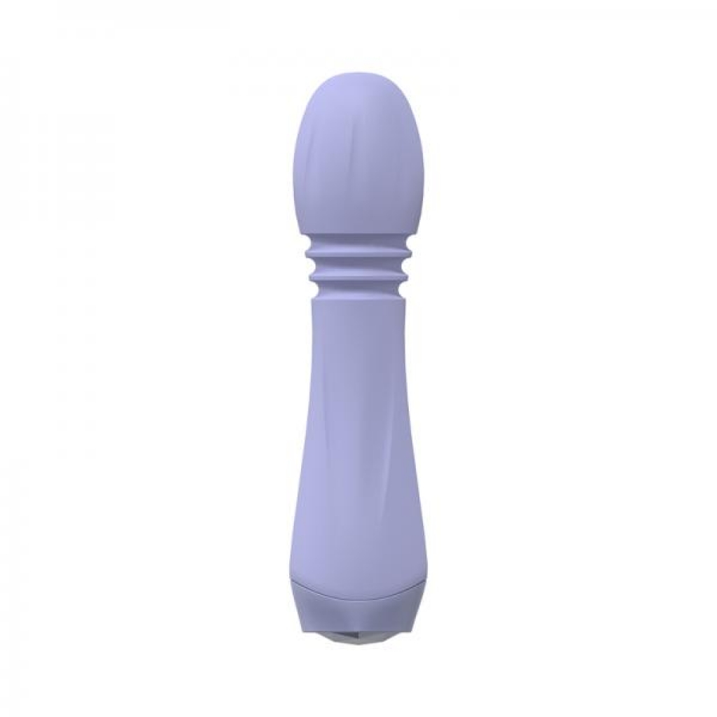 Loveline Rapture 10 Speed Vibe Silicone Rechargeable Waterproof Lavender - Traditional