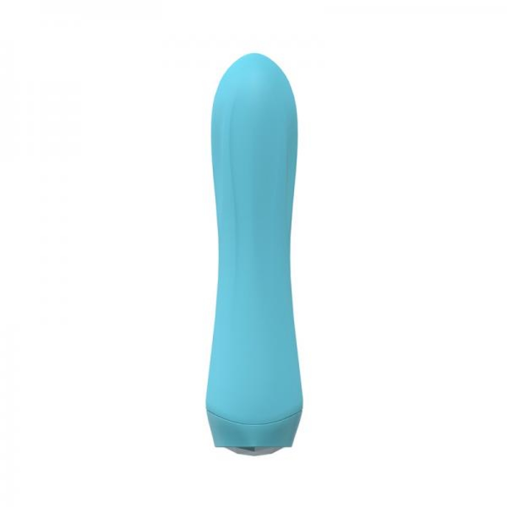 Loveline Serenade 10 Speed Vibe Silicone Rechargeable Waterproof Blue - Traditional