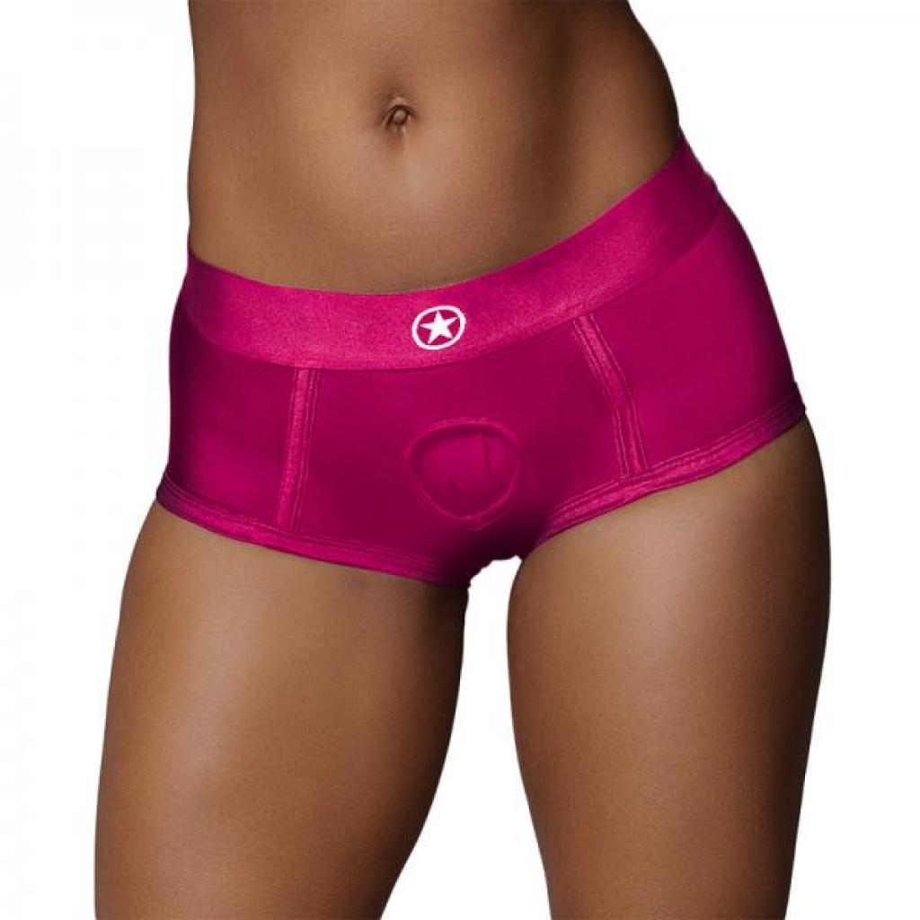 Ouch! Vibrating Strap-on Brief Pink M/l - Harnesses