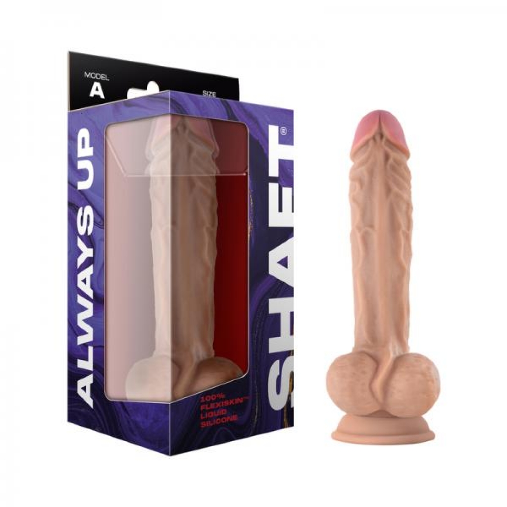 Shaft Model A Liquid Silicone 10.5 In. Dildo With Balls Pine - Huge Dildos