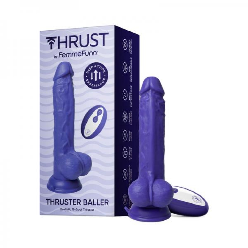 Femmefunn Thruster Baller Dark Purple - Luxury