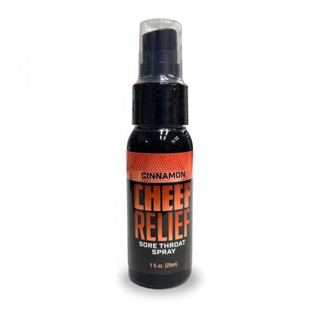 Cheef Relief Throat Spray Cinnamon 1 Oz. - Oral Sex
