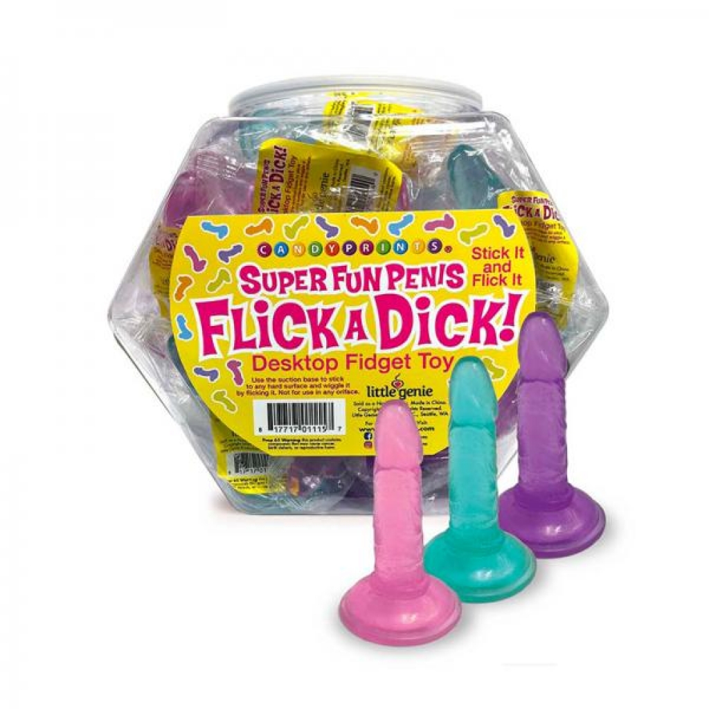 Flick A Dick 24-piece Fishbowl - Adult Candy and Erotic Foods