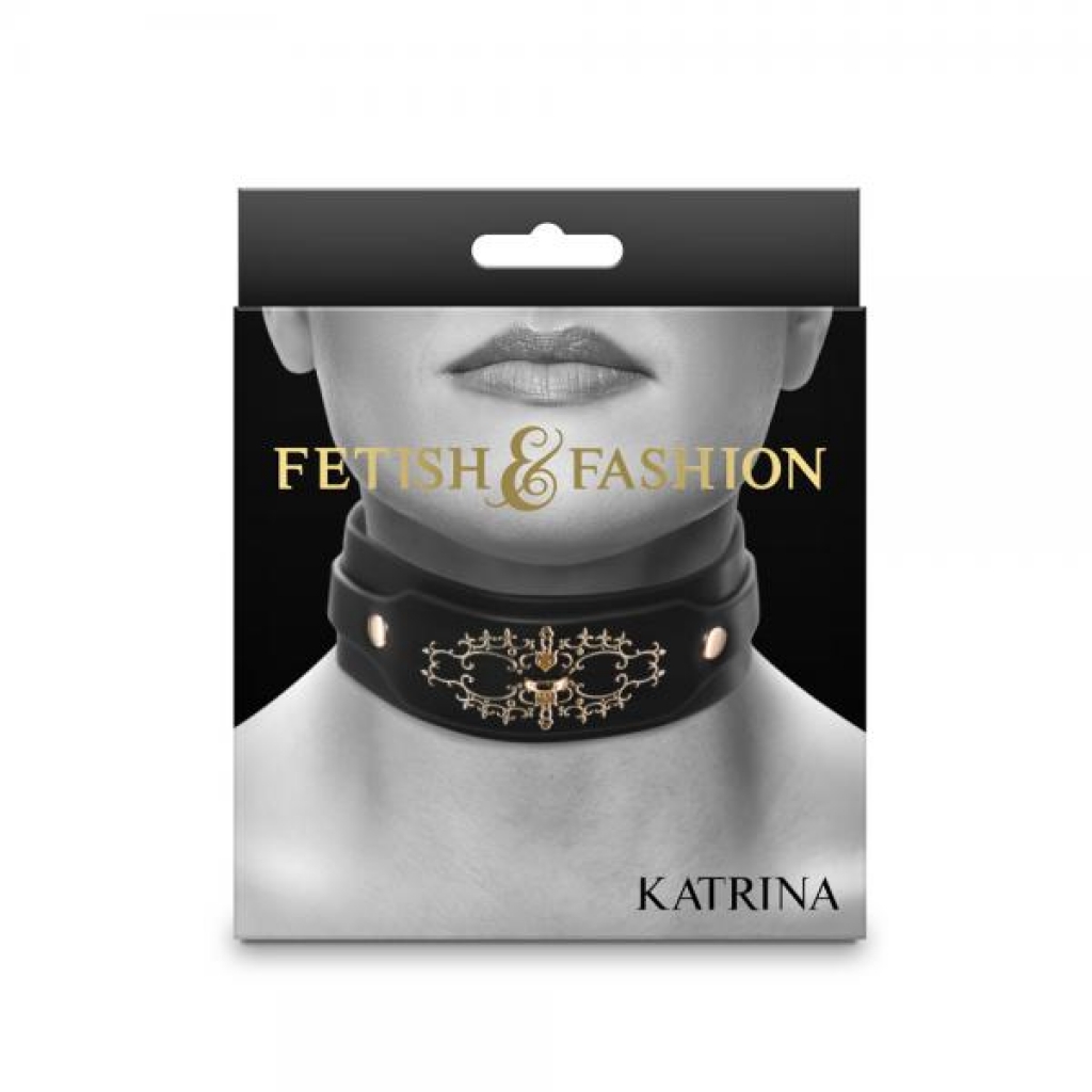 Fetish & Fashion Katrina Collar Black - Collars & Leashes