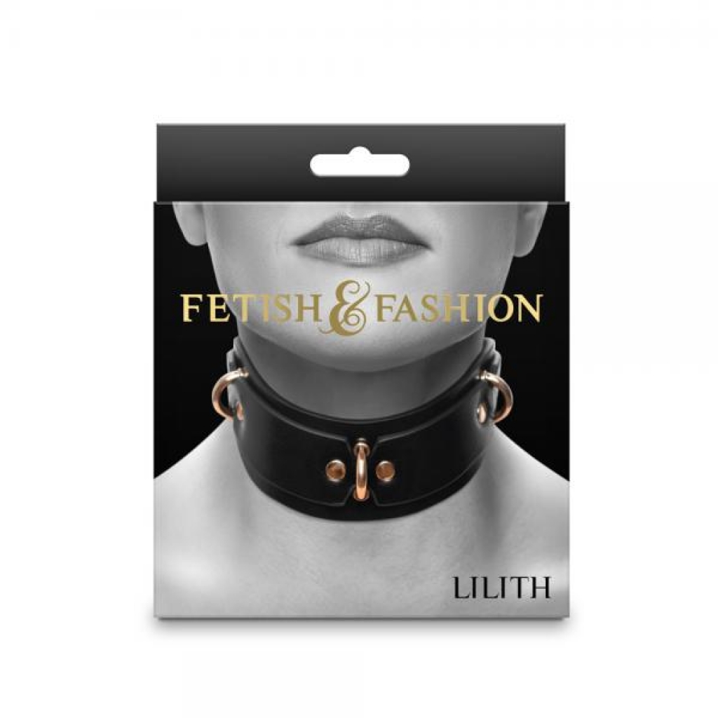Fetish & Fashion Lilith Collar Black - Collars & Leashes