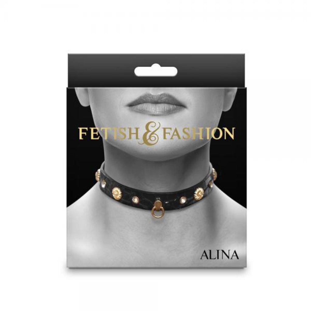 Fetish & Fashion Alina Collar Black - Collars & Leashes