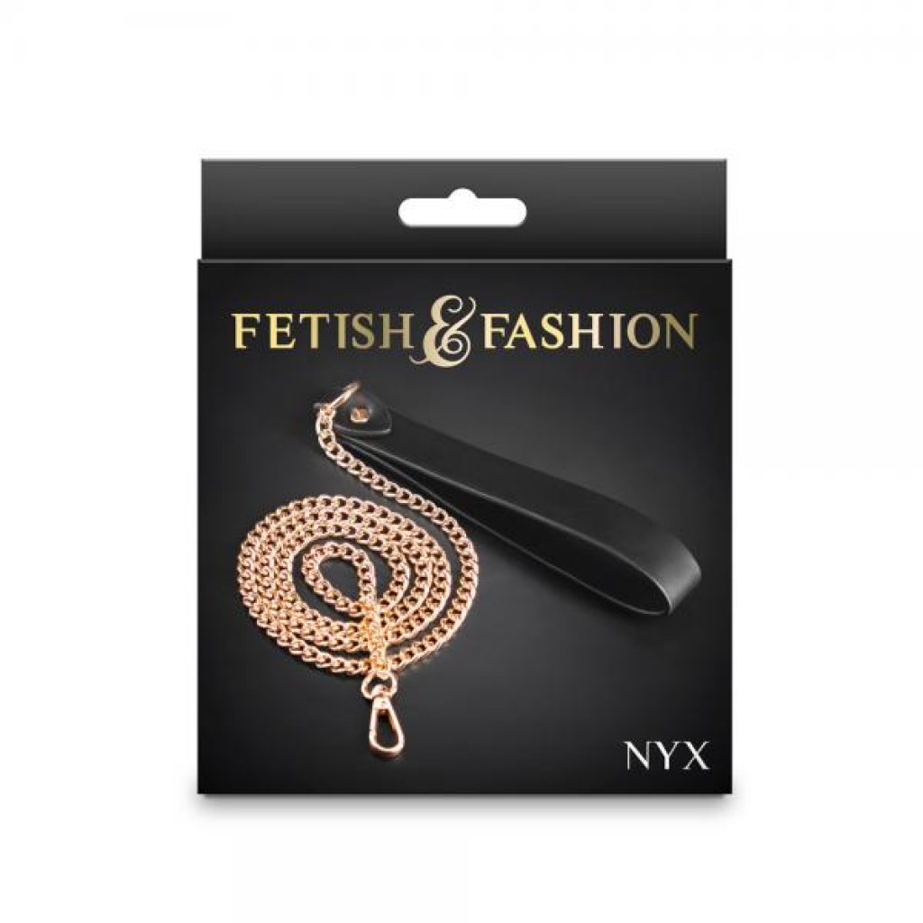 Fetish & Fashion Nyx Leash Black - Collars & Leashes