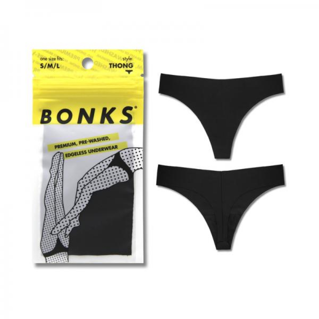 Bonks Black Magic Seamless Thong O/s - Babydolls & Slips