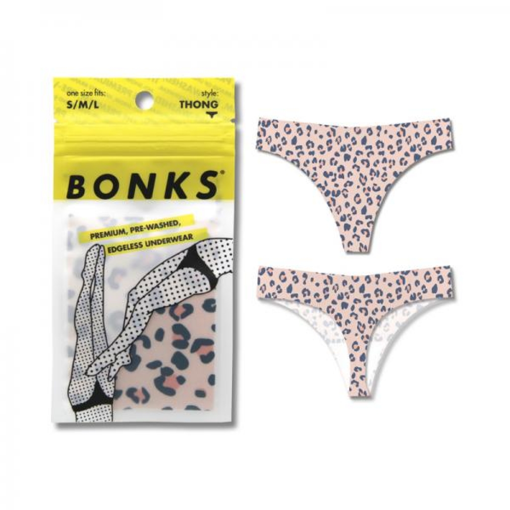 Bonks Cat's Out Of The Bag Seamless Thong O/s - Babydolls & Slips