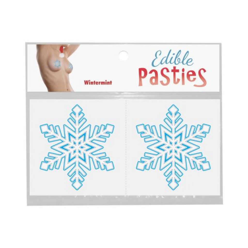 Snowflakes Edible Pasties Wintermint - Pasties, Tattoos & Accessories