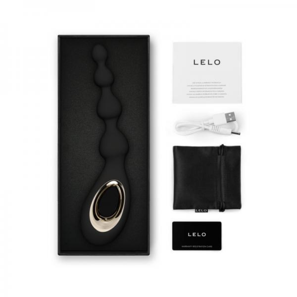 Lelo Soraya Anal Beads Black - Luxury