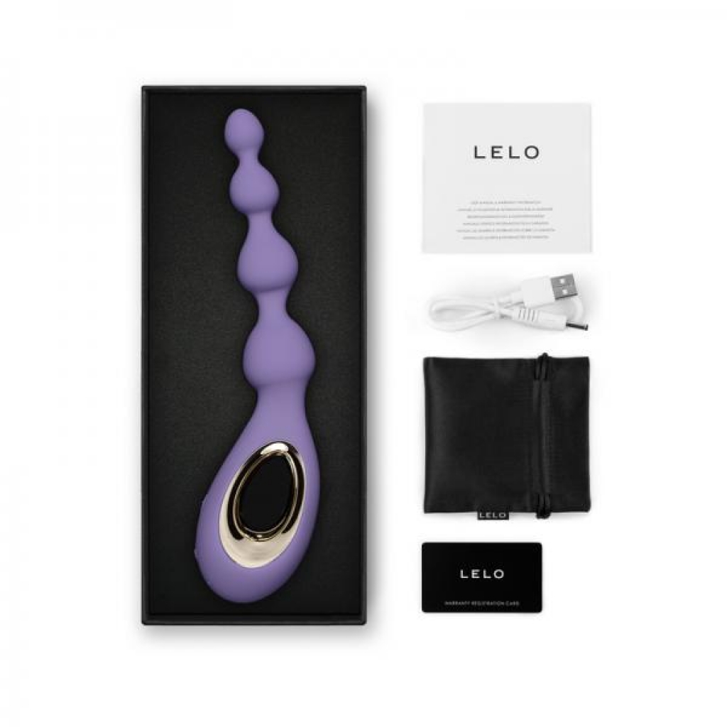 Lelo Soraya Anal Beads Purple - Luxury