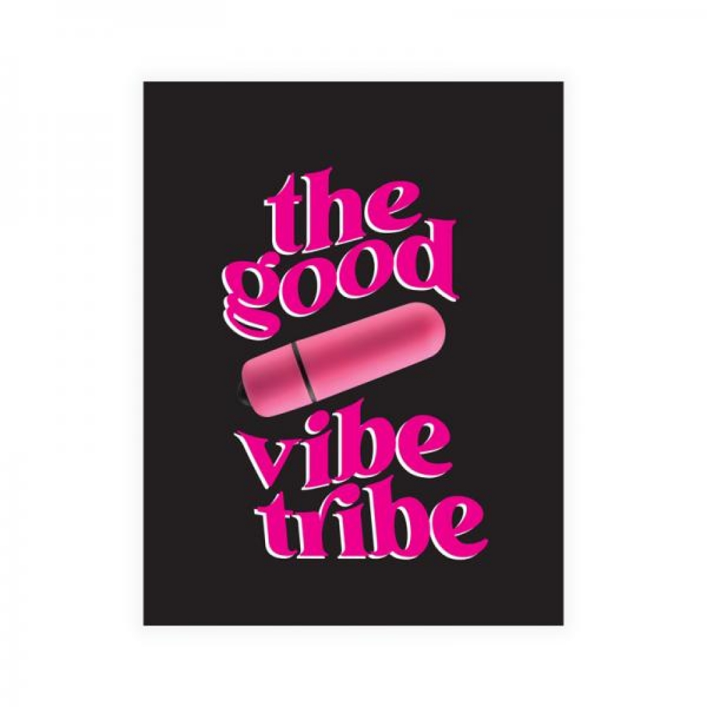 Naughty Vibes Good Vibe Tribe Greeting Card - Gag & Joke Gifts