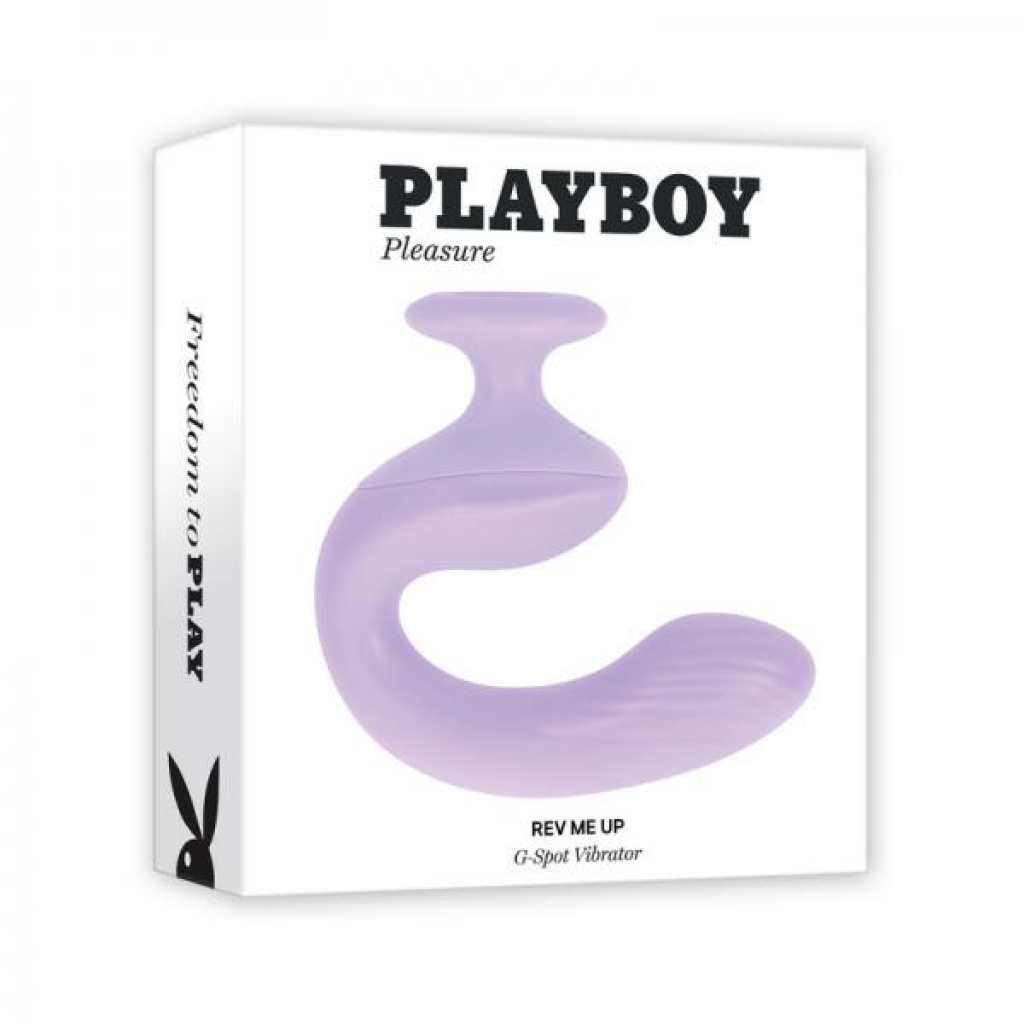 Playboy Rev Me Up Rechargeable Silicone G-spot Vibrator Opal - G-Spot Vibrators