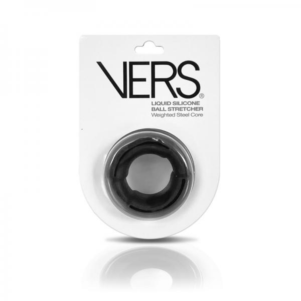 Vers Liquid Silicone Steel Weighted Ball Stretcher - Mens Cock & Ball Gear