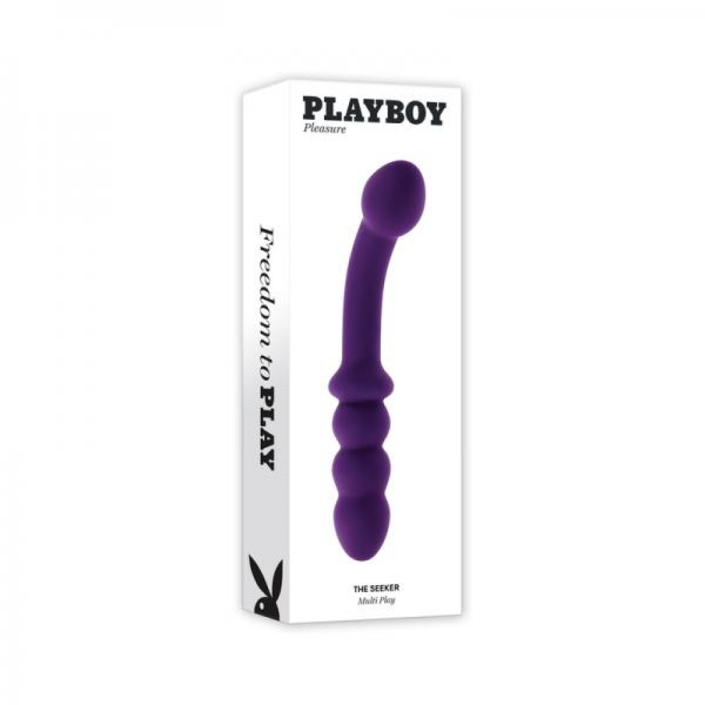 Playboy The Seeker Rechargeable Dual Ended Silicone Vibrator - G-Spot Vibrators