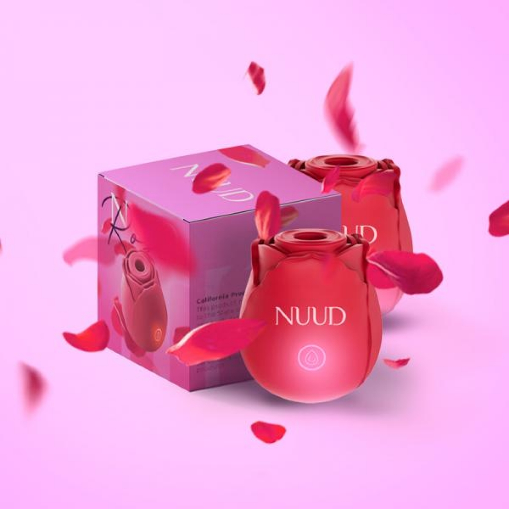 Nuud Rose Pulsing Vibrator - Clit Suckers & Oral Suction